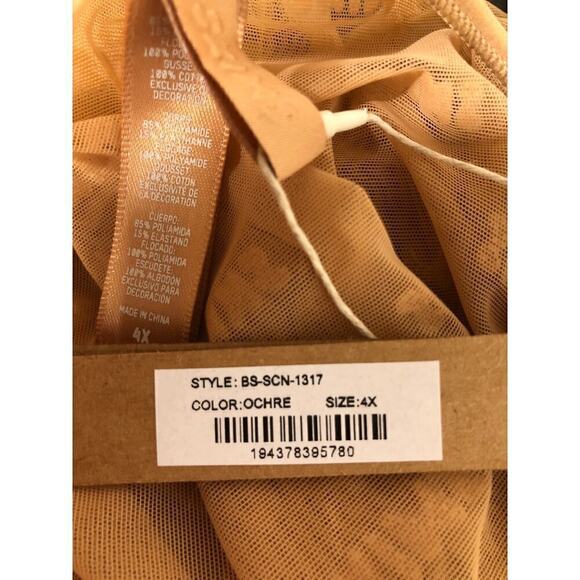 SKIMS After Hours Cami Bodysuit Ochre Tan NWT Size 4X - Picture 8 of 9